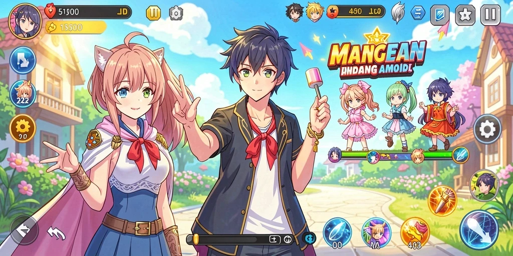 untunggo - Screenshot saat pemain menyelesaikan level dengan skor tinggi.